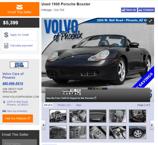 Illustration for article titled Here Is How Much It Really Costs To Own A Cheap Porsche Boxster